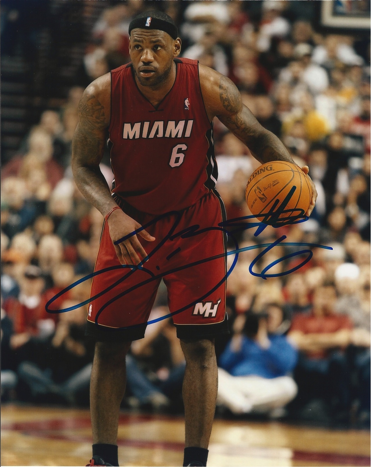 nbaswagger:  LEBRON JAMES SIGNED AUTO 8X10 PHOTO MIAMI HEAT with COA Sick autographed
