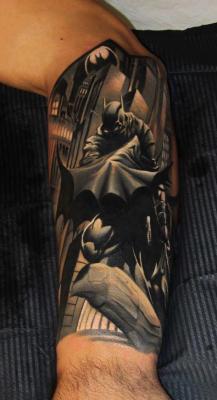 crowned-skull:  wemporium:    Batman - Artist : Piotr Deadi Dedel    HOLY BALLS. 