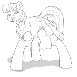 I haven&rsquo;t drawn Twi for a while&hellip;and I really like the &ldquo;squeezing butt with floating hands&rdquo; pics, so I decided to do one. Enjoy the view!