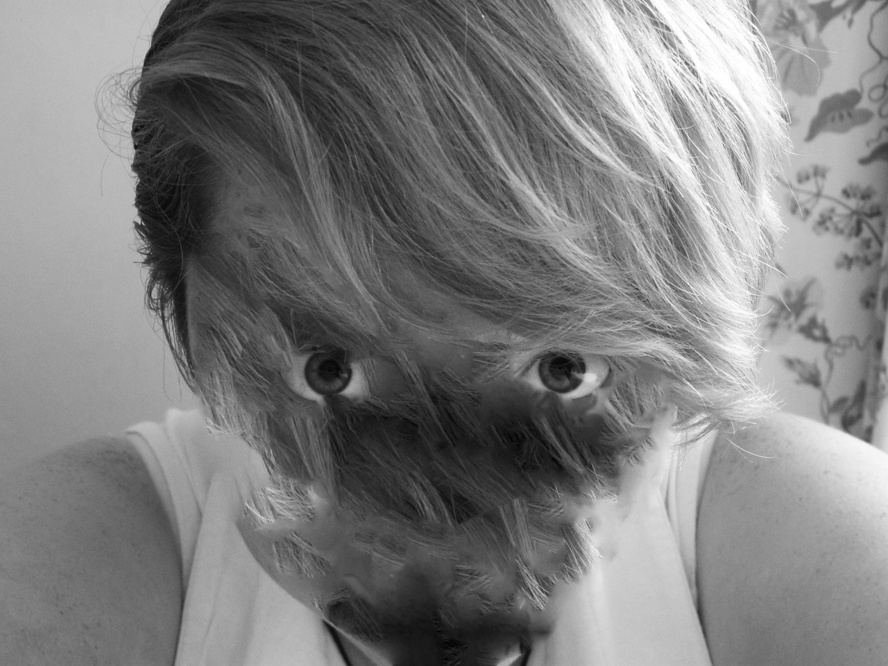 syntheticpalindromes:  i used the spot healer tool on PS6 all over my face apart