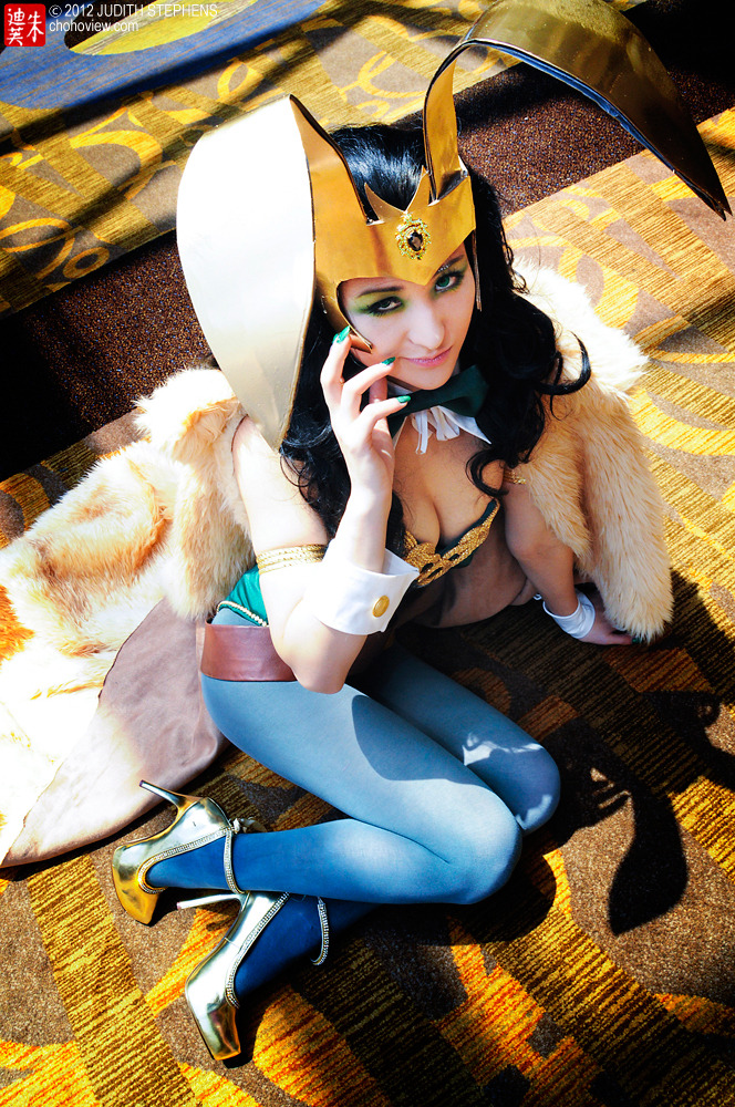 comicbookcosplay:  Mostflogged as Bunny Girl Loki Photography by TheDreamerWorld