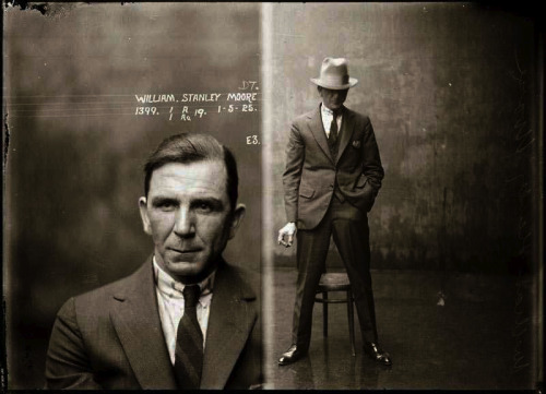 Mugshot of Mr. William Stanley Moore c.May 1, 1925 &ldquo;Mr. William Stanley Moore was a opium deal