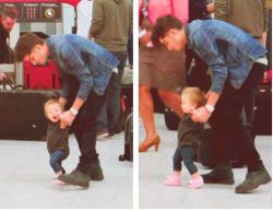 Zayn and Baby Lux 