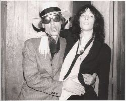 lamalanoche:Iggy Pop & Patti Smith photographed