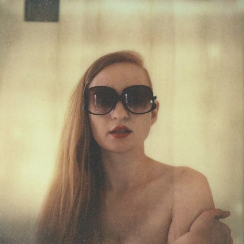 Vintage Sunglasses - Peter Plaia - Impossible Film Polaroid Scan - Hudson, NY - Summer 2012