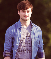 fiftyshadesen:  Daniel Radcliffe on set of the first day of filming ‘The F Word’ in