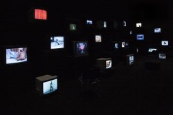  Video installation by Douglas Gordon. 