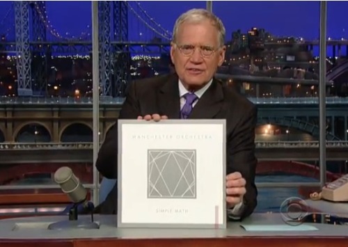 davidlettermanholdingrecords:
“ David Letterman holding ‘Simple Math’ by Manchester Orchestra.
”
David Letterman likes Manchester Orchestra, don’t you? If he was here he would tell you to go see them on Saturday, August 25 at State Theatre at 7 p.m....