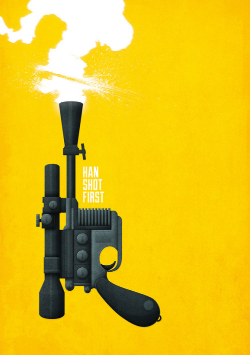 pacalin:  Han Shot First by Fitz Fitzpatrick Prints available here! 