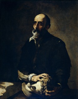 spanishbaroqueart:  Jusepe de Ribera The Blind Sculptor · Allegory of Touch (1632) (via Museo del Prado) 