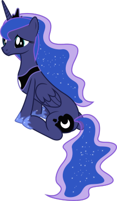 theponyartcollection:  Princess Luna Sitting