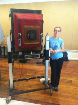 Yes I am a dork. But I am a dork posing with a mammoth polaroid camera.   So there.  ;-P