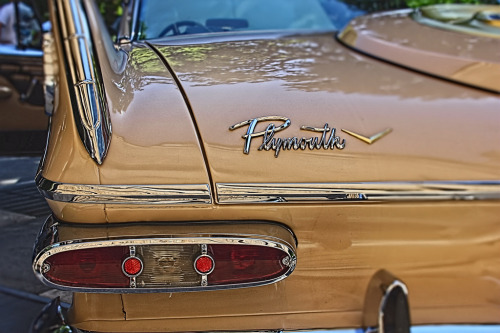 chromeography:1959 Plymouth Sport Fury with Sonoramic Commando Power (by Terry Frederic) See more Co