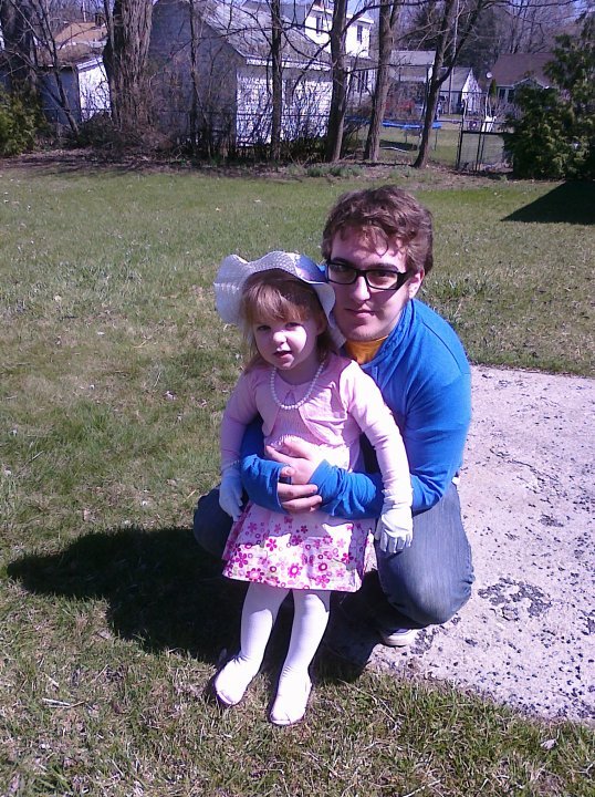 One of my favorite pictures ever. An oldie of me with my sister. The glasses are fake, I wore them because I look sweet with glasses. Fight me.