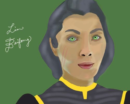 Sketchy-doodle trace thing of Lin Beifong. Based (obvs) on Michelle Yeoh. For Liz, who had a rotten 