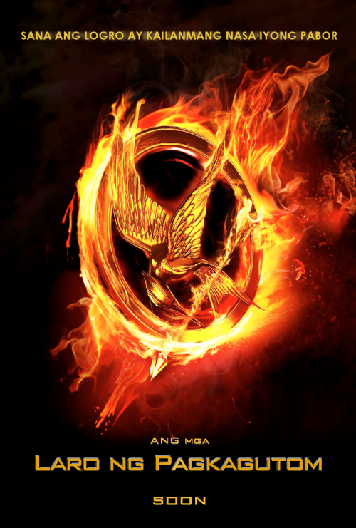 lemonster:  Gumawa raw kami ng Filipino version ng Hunger Games kasama mga classmates ko kanina. Hahaha.  [Salamat po kay idiayamianan sa pag-suggest ng pamagat]