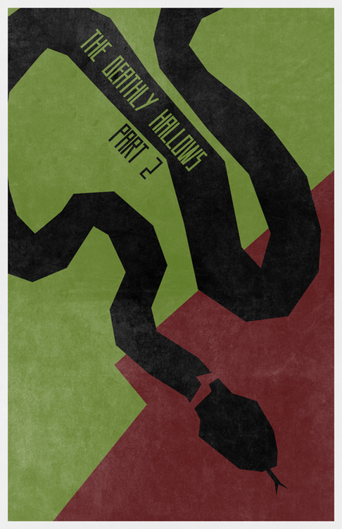 minimalmovieposters:  Harry Potter series by Travis English 