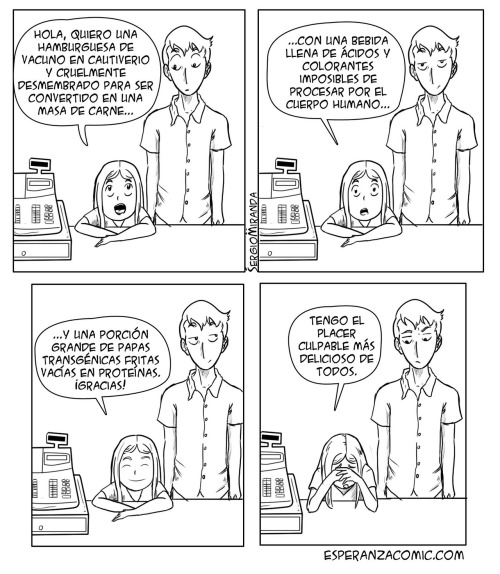 jaidefinichon:  Igual es rica la comida chatarra :/