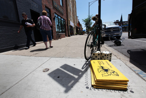 artruby:Street monopoly in Chicago by Bored. 