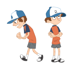 I like Brigette Barrager&rsquo;s design of Dipper, so I tried to imitate her style.