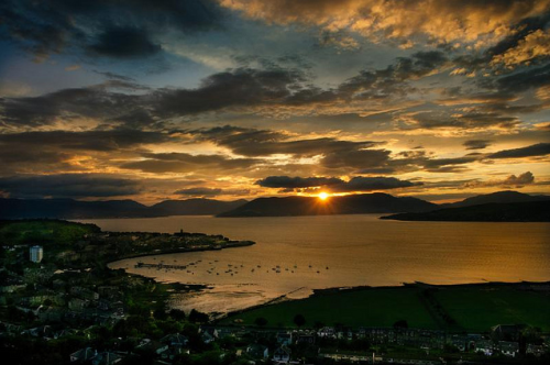 beautiful-scotland: Sunset! » by gms