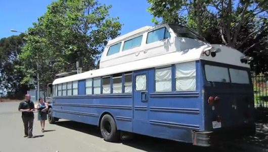 Couple transform school bus into tiny home on wheels
Meet Richard and Rachel, a couple who instead of going the RV route, purchased a 39-foot school bus and spent $12K transforming it into an off-the-grid home.