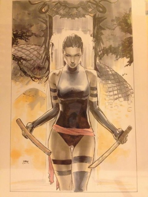 clay-mann:  claymannfans:  Psylocke by Clay Mann   Psylocke commission while back
