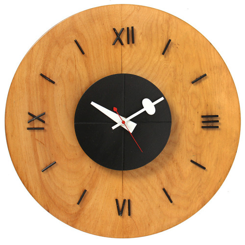 Wood clock by George Nelson for Howard Miller. via Wyeth