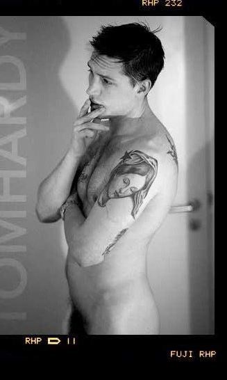 XXX nakedcelebrity:  Tom hardy aka Bane from photo