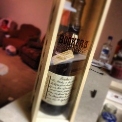 My date for tonight 130 proof bourbon, been a great week time to celebrate (Taken with Instagram)