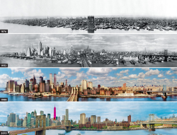 bitchville:  Evolution of the New York skyline,