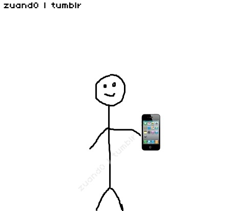 GENTE, COMPREI UM IPHONE! olhem uma foto: