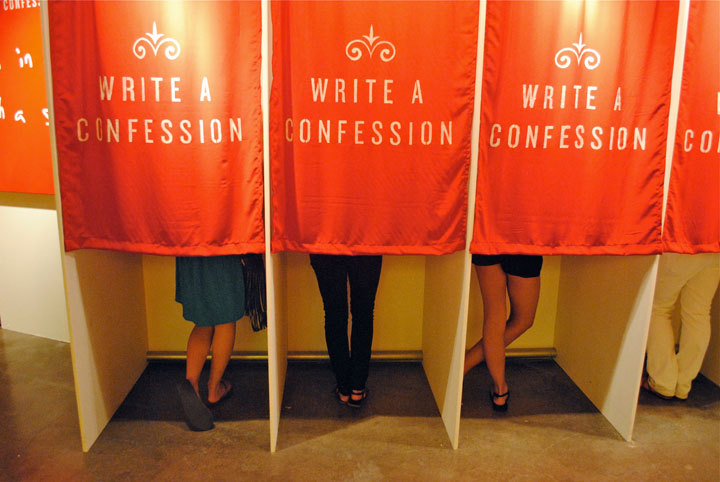  Confessions, public art project, The Cosmopolitan, Las Vegas, Nevada by Candy Chang.