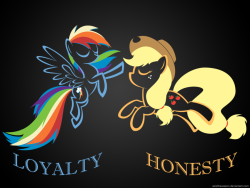 theponyartcollection:  Loyalty and Honesty