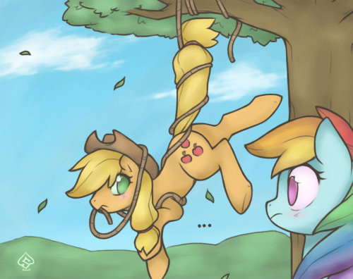 twilightsparklesharem:  “Let’s face it, this is not the worst thing you’ve caught me doing.” (via Well This Is Awkward by *SoulSpade on deviantART) 