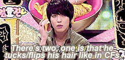 MC: Yonghwa, do you also think he really can’t speak in front of girls? [x] 