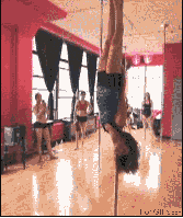 sobergabe:  bluevelvetdarkandstars:  fortifiedsmiles:  Holy. Fucking. Shit. RESPECT  Pole dancers are actually super freakishly strong.  thats so hot