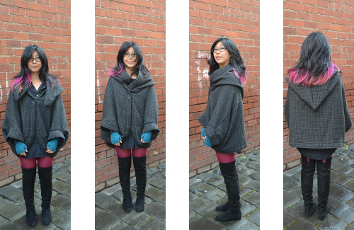 DIY Detachable Hood from Pretty Quirky Pants here. This reminds me of one of my more popular posts -