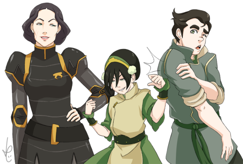 meconviertoengeek:  freak-cl:  Los personajes de Avatar: the legend os Anng y sus decendientes en Avatar:The Legend of Korra  :D 