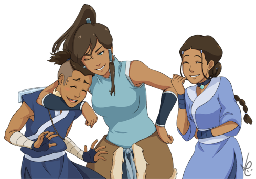 meconviertoengeek:  freak-cl:  Los personajes de Avatar: the legend os Anng y sus decendientes en Avatar:The Legend of Korra  :D 