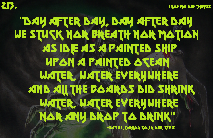 ironmaidenthings:  Powerslave - Rime of the Ancient Mariner 