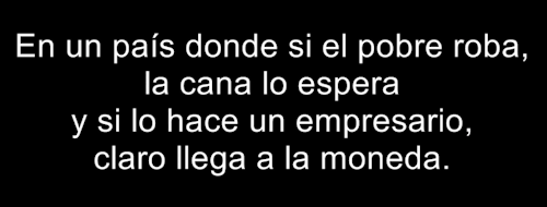 hola-soy-yo-y-tu-no:  en un país donde si el pobre roba, la cana lo espera y si lo hace un empresario, claro llega a la moneda.- esta es la realidad en Chile hoy en dia.  