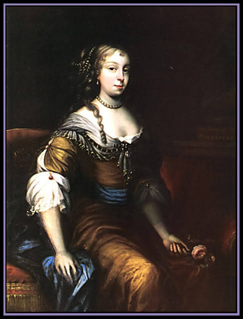 Elizabeth Malet painted by Sir Peter Lely 