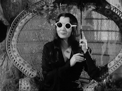 Danvotchka:  Morticia Addams Remains Hbic Perfection At All Times, Even When Indulging