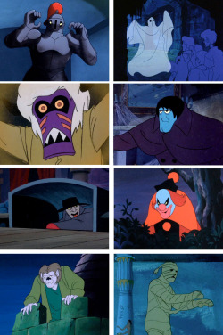 more-like-a-justice-league:  Scooby Doo! Where are You? Villains 