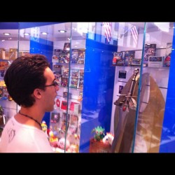 @yourfavwebhead first time at Nintendo world.