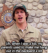 ilovemeacalzone:  Parks and Rec meme: 6 Talking Heads2/6 - Carl (2.19 Park Safety)
