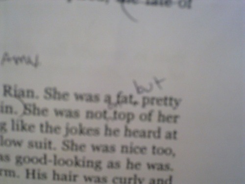 tinydragongina:  grassandcitrus:  not-a-rabbits-foot:  grassandcitrus:  so i braved to see the corrections/comments in my story from the workshop before going to bed last night, and what i found most unacceptable was this. no u don’t understand she’s