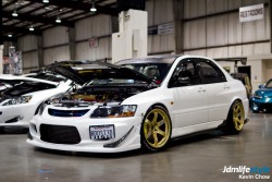 jdmlifestyle:  HIN San Mateo 2012 - Mitsubishi Evo VIII Snaps By: Kebin Chow    Damn, someone buy me one of these.