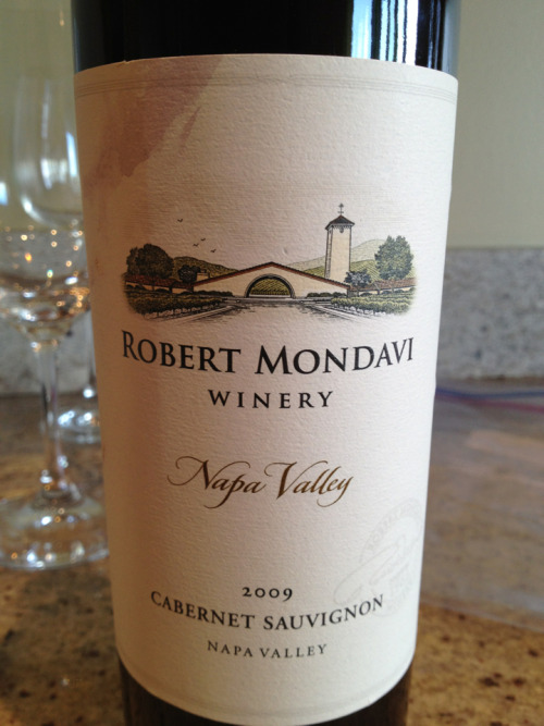 Mondavi Cab, just under $20 - a solid choice for the price.